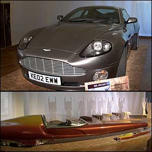 Bond's Aston Martin Vanquish