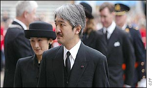 Japanese Prince Akishino and Princess Kiko 