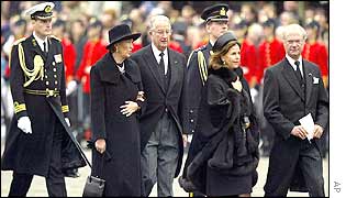 King Gustaf (right) and Queen Silvia of Sweden, with Belgian royals King Albert and Queen Paula
