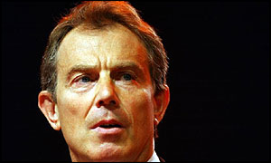 UK Prime Minister Tony Blair
