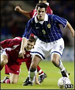 Scotland striker Steven Thompson