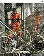 Detainees at Guantanamo Bay