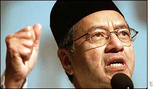 Malaysian Prime Minister Mahathir Mohamad