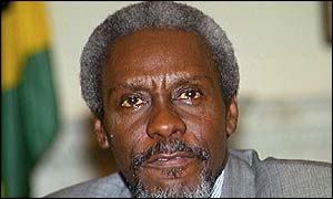 Jamaican Prime Minister PJ Patterson