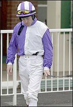Champion jockey Kieren Fallon falls foul of the stewards and is banned for six days