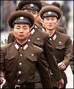 North Korean soldiers