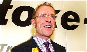 Mike Wolfe, new mayor of Stoke-on-Trent