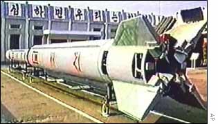 North Korean Taepodong-2 missile