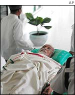 Radical Islamic cleric Abu Bakar Ba'asyir 