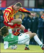 Martin Hardie is stopped in his tracks