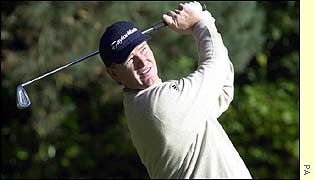 South Africa's Ernie Els in action at Wentworth