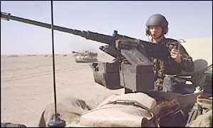 British troops during Operation Desert Storm