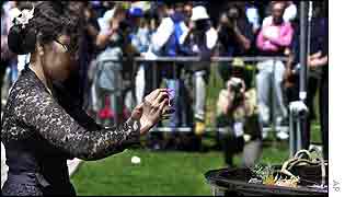 Balinese woman at Sydney ceremony