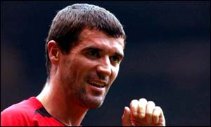 Manchester United captain Roy Keane