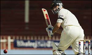 Steve Waugh batting in Sharjah