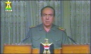 Iraqi Information Minister Mohammed Saeed al-Sahhaf