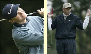 At one stage Els, who never trailed during the event, led by five before some impressive iron work and putting by Garcia got him back to within three holes going into lunch