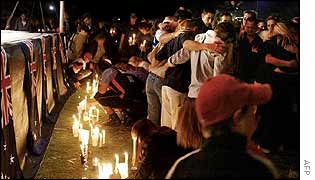 Candlelit vigil in Perth