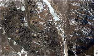 Aerial view of Yongbyon nuclear site
