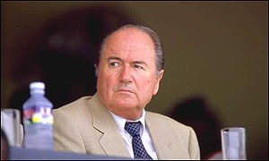 Fifa president Sepp Blatter was accused of impropriety by Addo