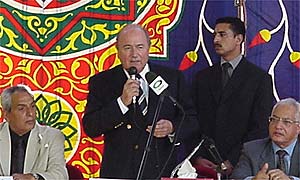Sepp Blatter opens the Caf headquarters