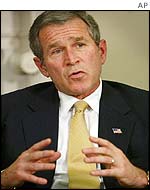 President George W Bush