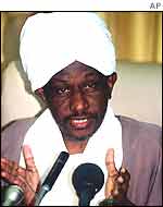 Sudan's First Vice-President Ali Uthman Muhammad Taha 