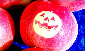 Apple with pumpkin picture