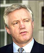 Tory shadow minister David Davis