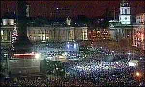 New Year's Eve in Trafalgar Square