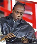 Dunfermline signing target Taribo West watched the game