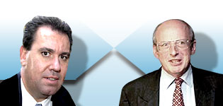 Andy Gilchrist, left, and Nick Raynsford