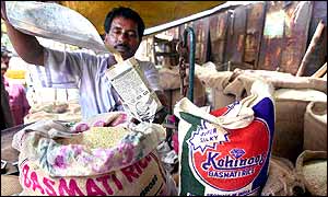 Indian rice vendor