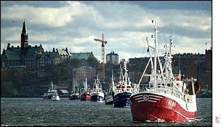 Swedish fishing boats
