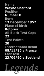 Wayne Shelford factfile