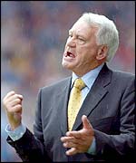 Newcastle manager Bobby Robson