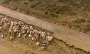 Slapton Sands with boulders