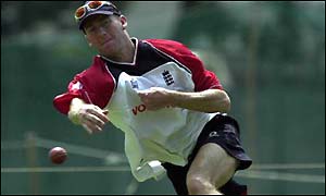 Craig White of England and Yorkshire