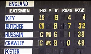 England's top order struggled in Perth