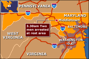 map of arrests location