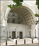 The MI5 building in London 