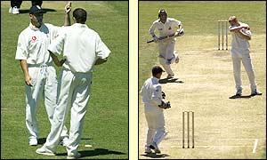 England captain Nasser Hussain and Steve Harmison talk tactics as Matthew Hoggard feels the pressure