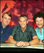 Appearing on They Think It's All Over