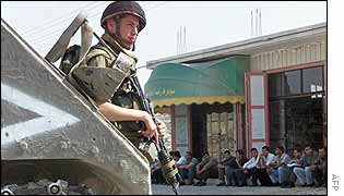 Israeli soldier near Hebron