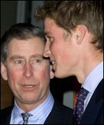 Princes Charles and William