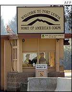 Fort Lewis army camp, near Tacoma, Washington