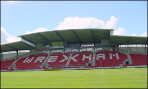 Wrexham Football Club stand