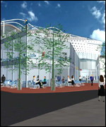 Artists impression of Wrexham bus station