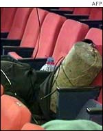 Explosive device left in the Moscow theatre