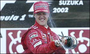 Michael Schumacher finished on top once again